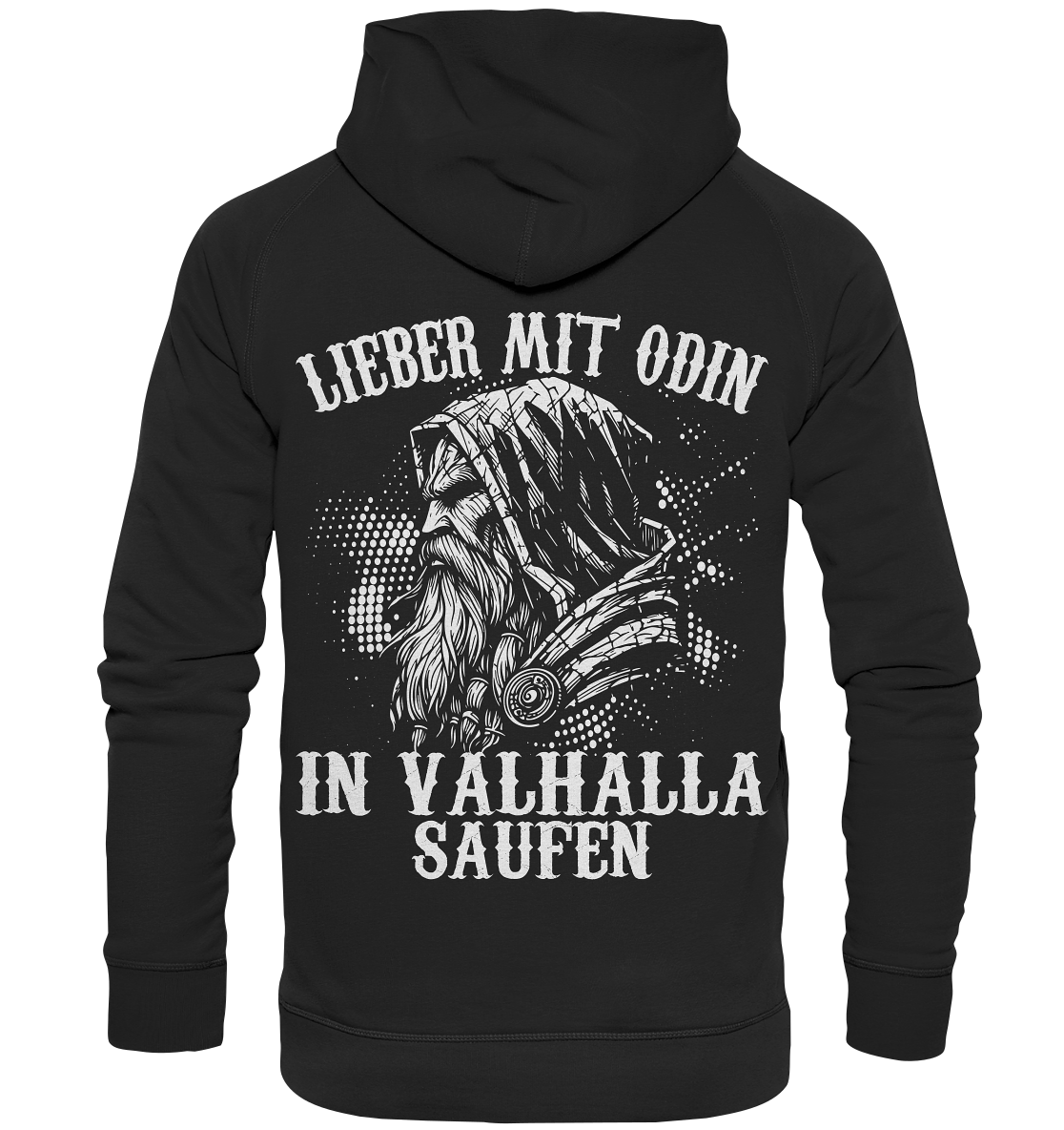 Lieber mit Odin - Unisex Hoodie - Deep Black / XS - Hoodies