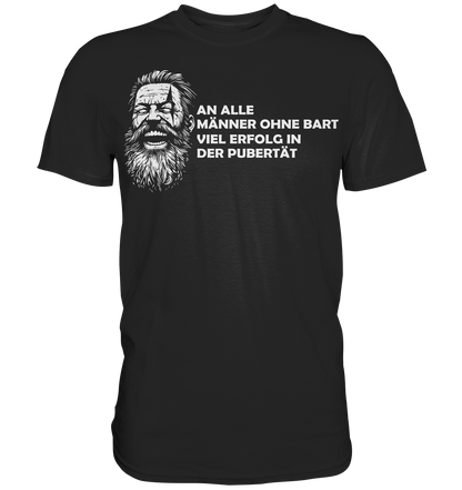 Männer ohne Bart - Herren Shirt - Black / XS - Unisex-Shirts