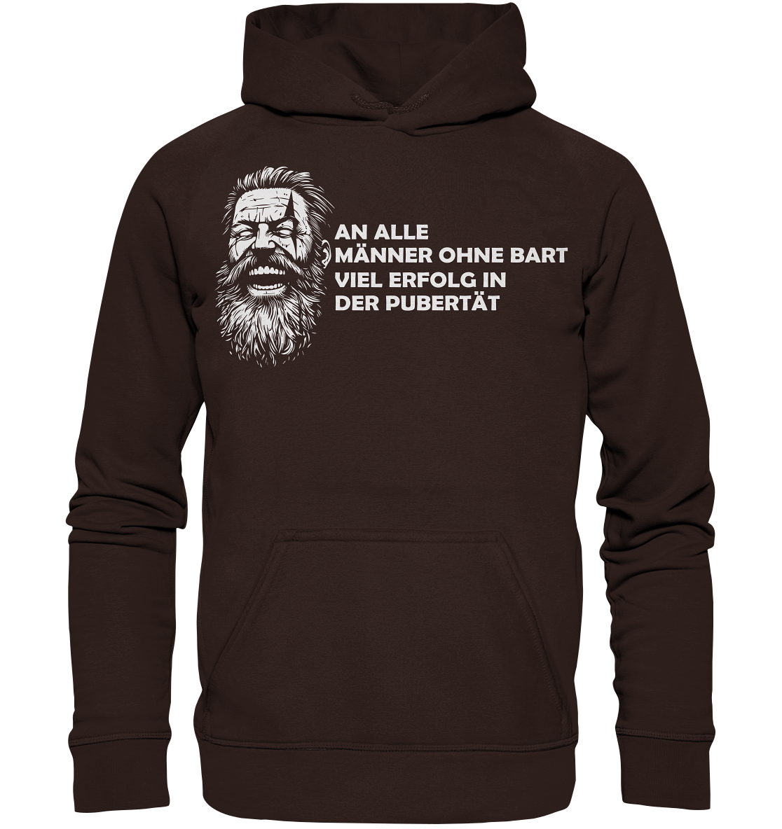 Männer ohne Bart - Unisex Hoodie - Hot Chocolate / XS - Hoodies