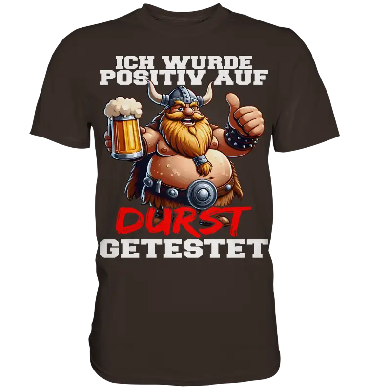 positiv auf Durst getestet - Herren Shirt - Donnerwolf