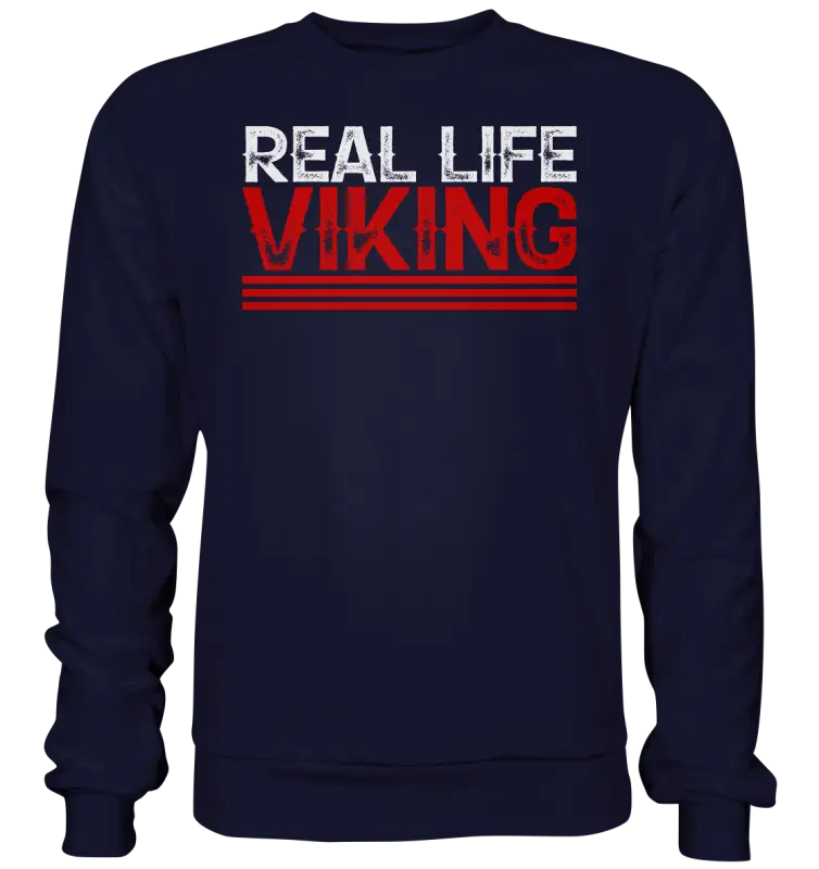 Real Life Viking - Basic Sweatshirt - Oxford Navy / XS - Sweatshirts