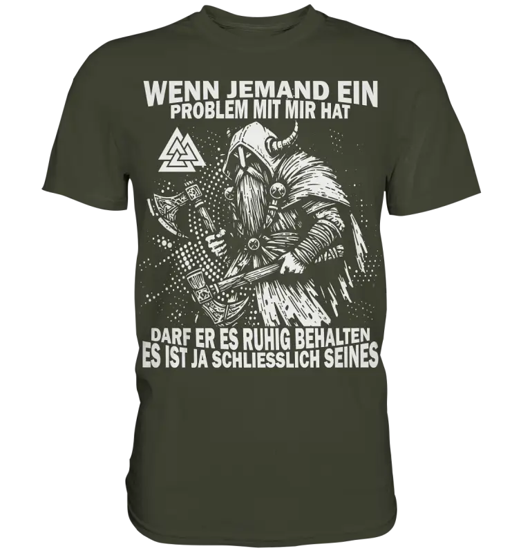 Sein Problem - Herren Shirt - Urban Khaki / XS - Unisex-Shirts