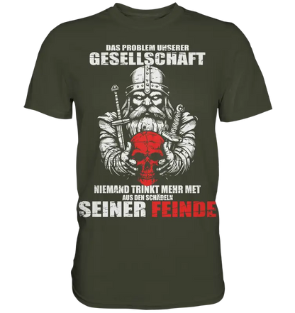 Seiner Feinde - Premium Shirt - Donnerwolf