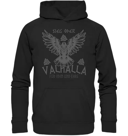 Sieg oder Valhalla - Unisex Hoodie - Deep Black / XS - Hoodies