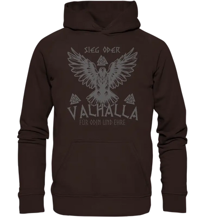 Sieg oder Valhalla - Unisex Hoodie - Hot Chocolate / XS - Hoodies
