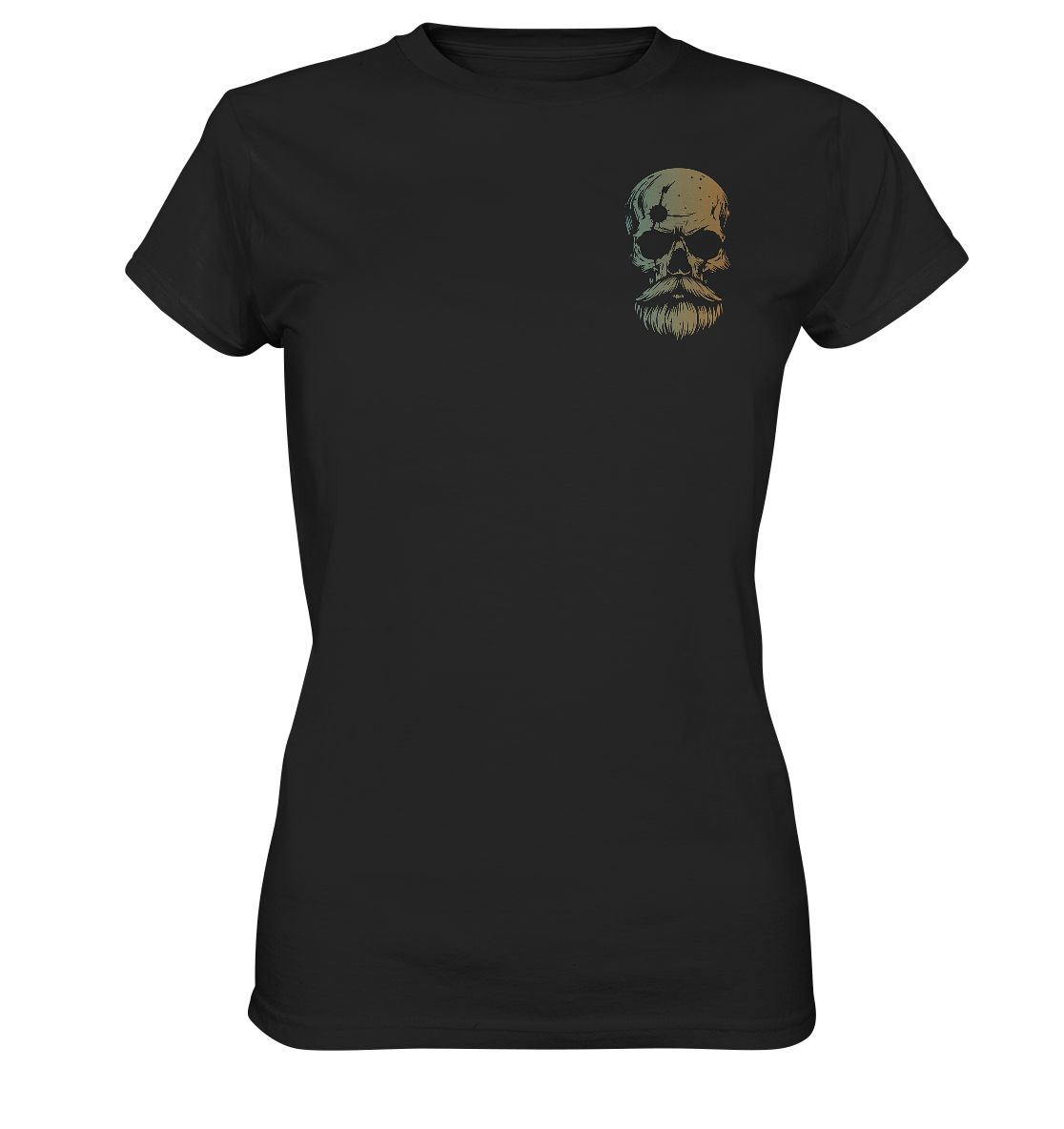 Skull Viking - Damen Shirt - Black / XS - Lady-Shirts