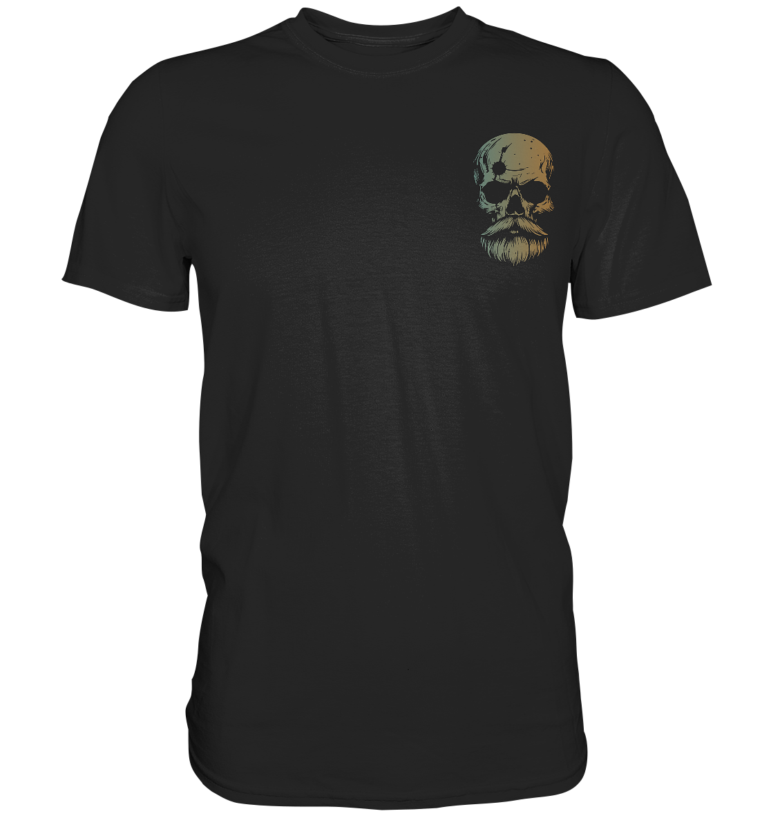 Skull Viking - Herren Shirt - Black / XS - Unisex-Shirts
