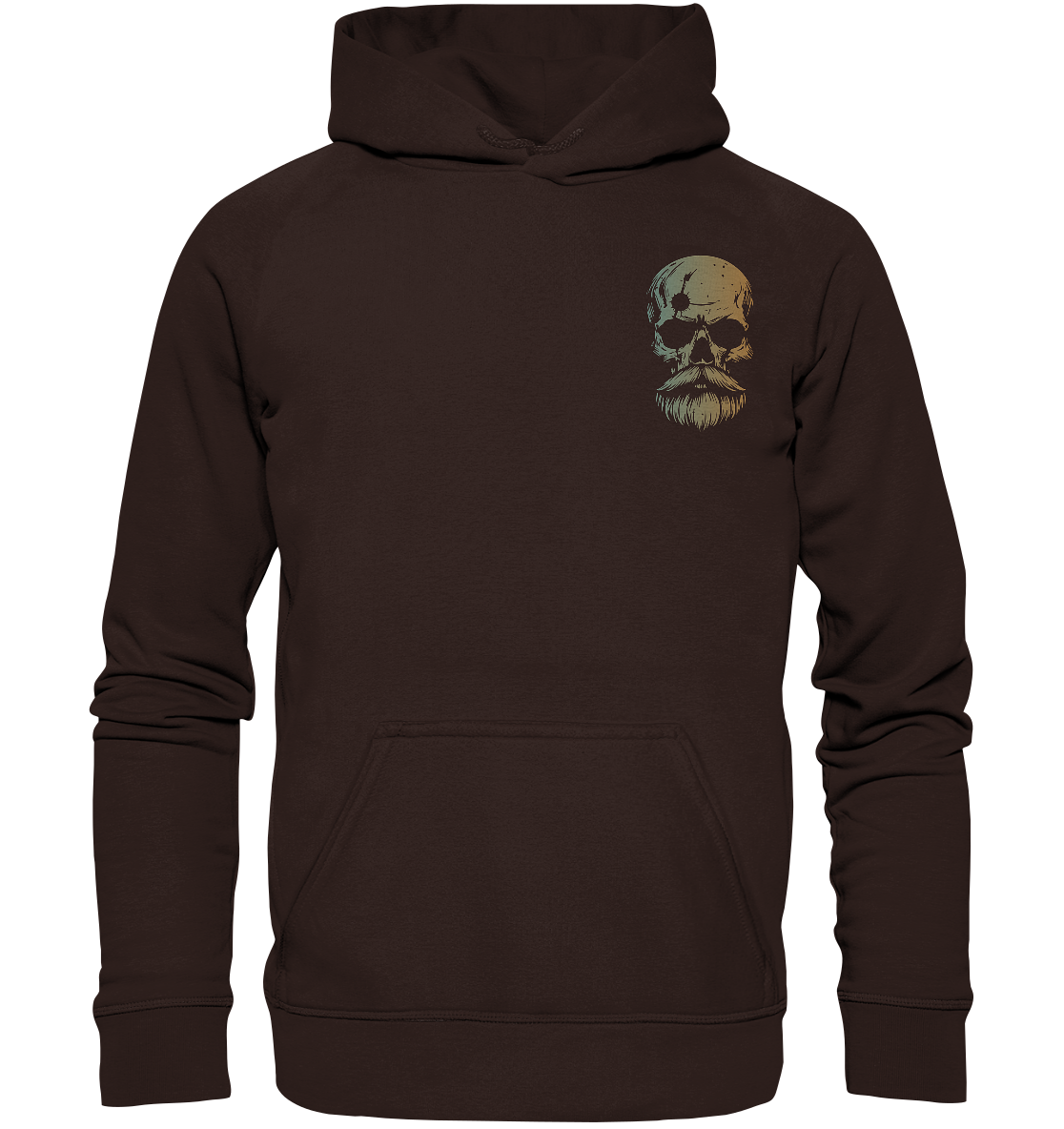 Skull Viking - Unisex Hoodie - Hot Chocolate / XS - Hoodies