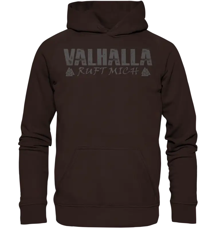 Valhalla ruft mich! - Unisex Hoodie (Beidseitiger Druck) - Hot Chocolate / XS - Hoodies