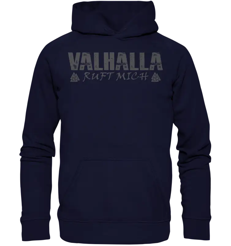 Valhalla ruft mich! - Unisex Hoodie (Beidseitiger Druck) - Oxford Navy / XS - Hoodies