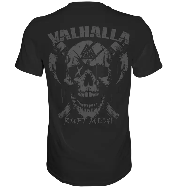Valhalla ruft mich! - Wikinger Herren Shirt (Beidseitiger Druck) - Unisex-Shirts