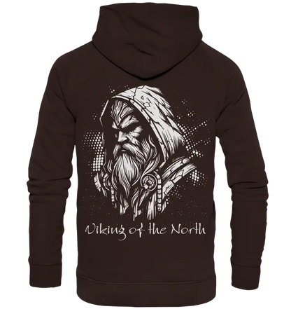 Viking of the North - Unisex Hoodie (Beidseitiger Druck) - Donnerwolf
