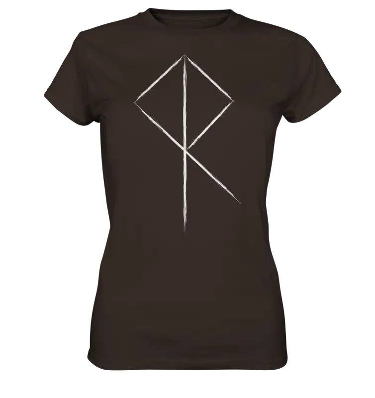 Wikinger Rune - Damen Shirt - Brown / XS - Lady-Shirts