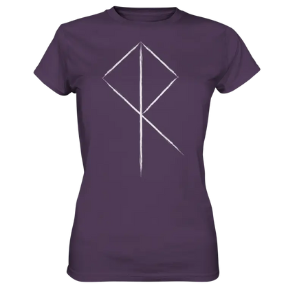 Wikinger Rune - Damen Shirt - Urban Purple / XS - Lady-Shirts