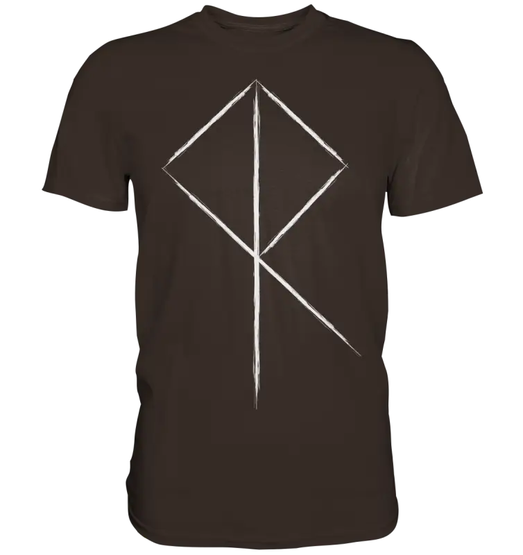 Wikinger Rune - Herren Shirt - Brown / XS - Unisex-Shirts