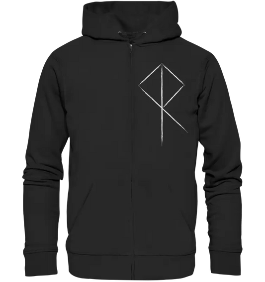 Wikinger Rune - Zipper - Black Pure / S - Jacken/ Zipper