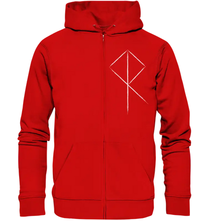 Wikinger Rune - Zipper - Red / S - Jacken/ Zipper