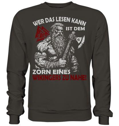 Wikinger Zorn - Unisex Sweatshirt - Storm Grey (Solid) / XS - Sweatshirts