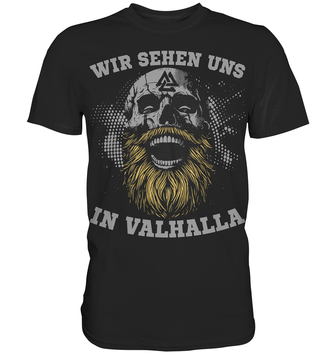 Wir sehen uns in Valhalla - Herren Shirt - Black / XS - Unisex-Shirts