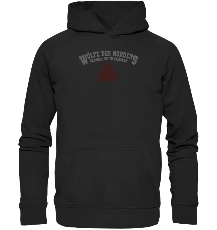 Wölfe des Nordens - Unisex Hoodie & Beidseitiger Druck - Deep Black / XS - Hoodies