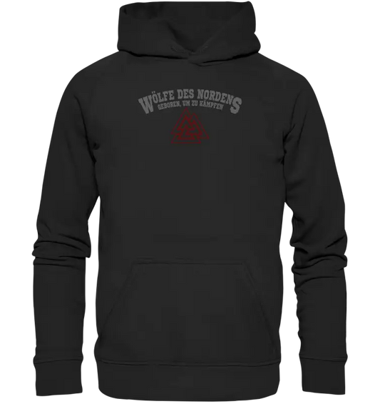 Wölfe des Nordens - Unisex Hoodie & Beidseitiger Druck - Deep Black / XS - Hoodies